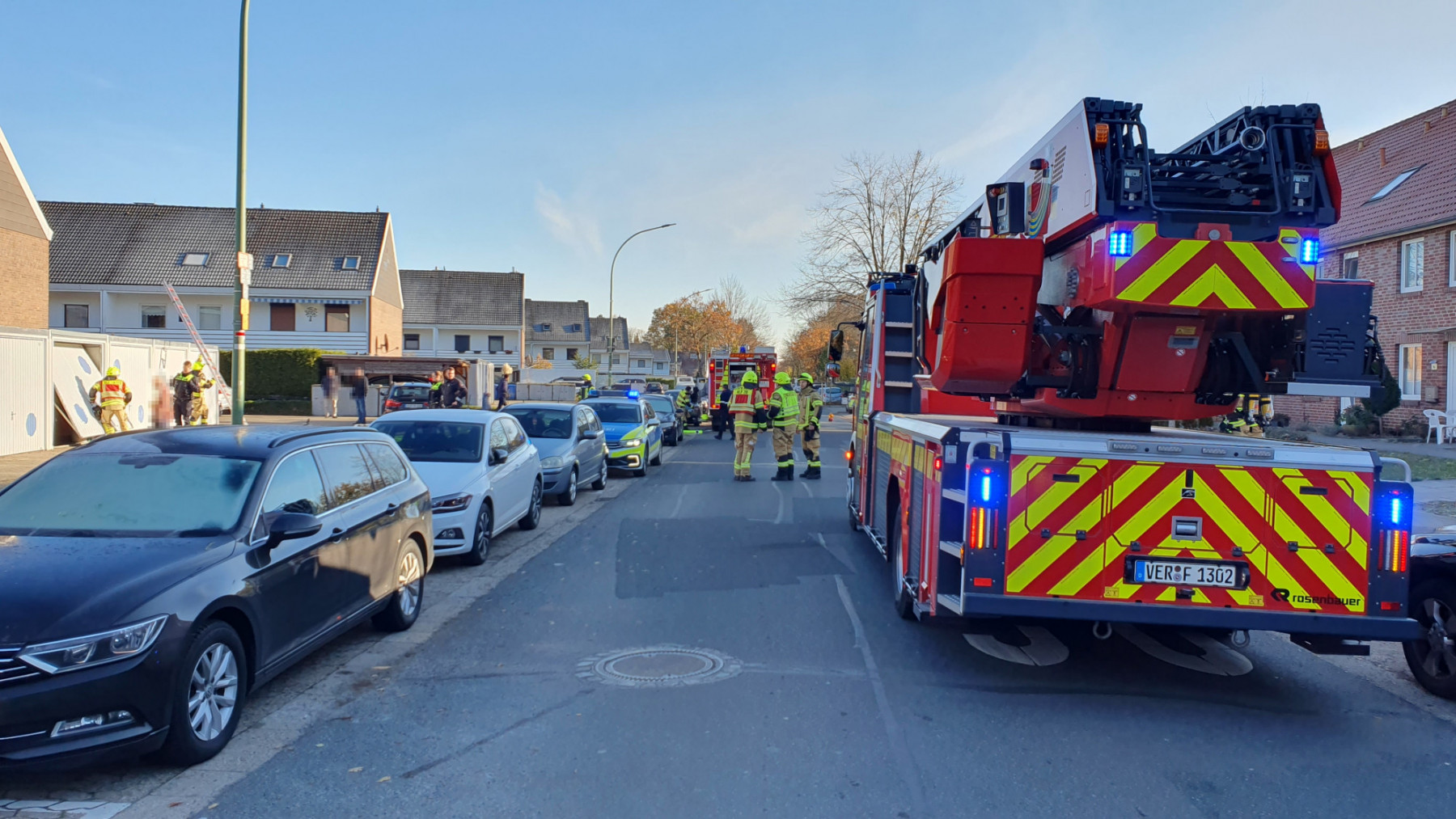 Rauchentwicklung an einer Garage | Freiwillige Feuerwehr Achim